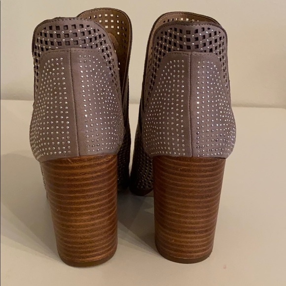 Suede Slip on Booties with sparkle - Picture 2 of 5